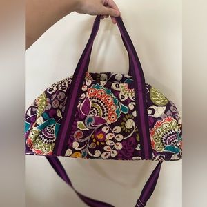 Printed very Bradley duffle bag